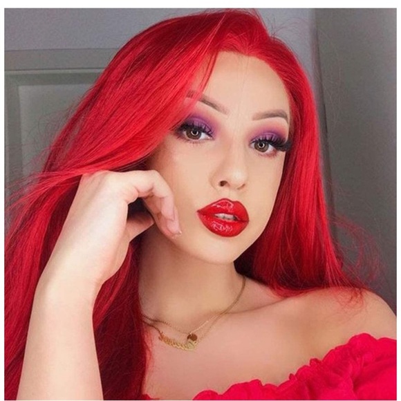 Red Lace Front Wig